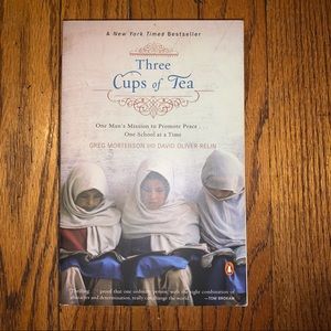 📚 5/$10 Three cups of tea Book
